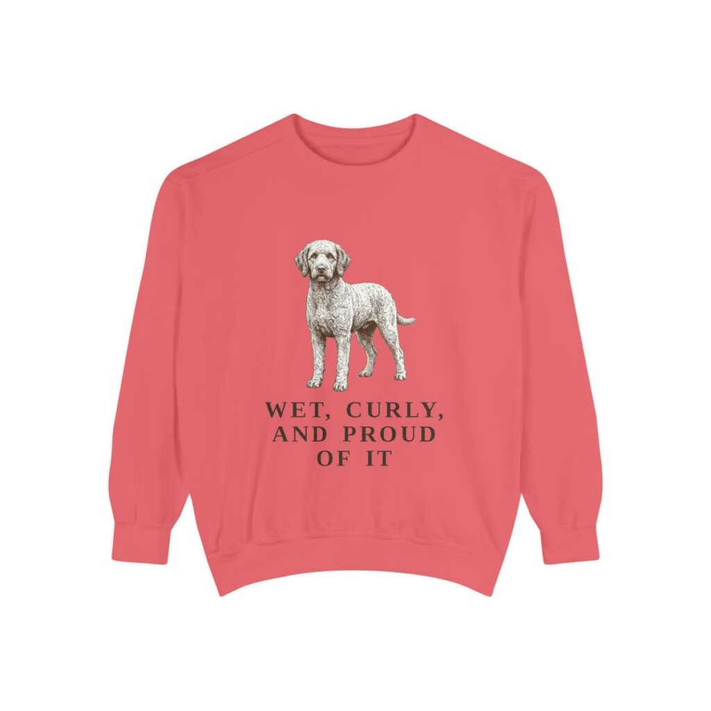 Barbet Humor Sweatshirt, Watermelon, front view