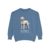 Barbet Latin Sweatshirt, Blue Jean, front view