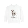 Barbet Latin Sweatshirt, White, front view