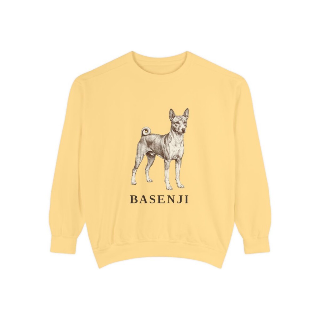 Basenji Sweatshirt, Butter, front view