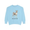 Basenji Sweatshirt, Chambray, front view
