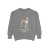 Basenji Dad Sweatshirt, Grey, front view