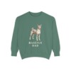 Basenji Dad Sweatshirt, Light Green, front view
