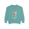 Basenji Dad Sweatshirt, Seafoam, front view