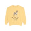 Basenji Humor Sweatshirt, Butter, front view