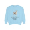 Basenji Humor Sweatshirt, Chambray, front view