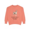 Basenji Humor Sweatshirt, Terracotta, front view