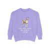Basenji Humor Sweatshirt, Violet, front view