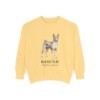 Basenji Latin Sweatshirt, Butter, front view