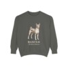 Basenji Latin Sweatshirt, Pepper, front view