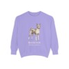 Basenji Latin Sweatshirt, Violet, front view