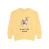basenji-sweatshirt-mom-butter Basenji Mom Sweatshirt, Butter, front view