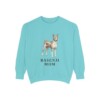 basenji-sweatshirt-mom-chalky-mint Basenji Mom Sweatshirt, Chalky Mint, front view