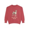 basenji-sweatshirt-mom-crimson Basenji Mom Sweatshirt, Crimson, front view