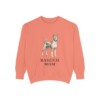 basenji-sweatshirt-mom-terracotta Basenji Mom Sweatshirt, Terracotta, front view
