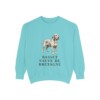 Basset Fauve de Bretagne Sweatshirt, Chalky Mint, front view