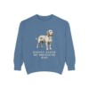 Basset Fauve de Bretagne Dad Sweatshirt, Blue Jean, front view