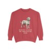 Basset Fauve de Bretagne Dad Sweatshirt, Crimson, front view