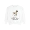 Basset Fauve de Bretagne Humor Sweatshirt, White, front view