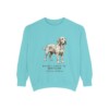 Basset Fauve de Bretagne Latin Sweatshirt, Chalky Mint, front view