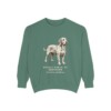 Basset Fauve de Bretagne Latin Sweatshirt, Light Green, front view