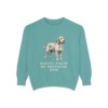 Basset Fauve de Bretagne Mom Sweatshirt, Seafoam, front view