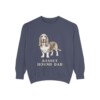 Basset Hound Dad Sweatshirt, Denim, front view