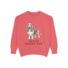 Basset Hound Dad Sweatshirt, Watermelon, front view