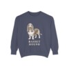 Basset Hound Sweatshirt, Denim, front view