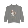 Basset Hound Sweatshirt, Grey, front view