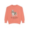 basset-hound-sweatshirt-humor-terracotta Basset Hound Humor Sweatshirt, Terracotta, front view