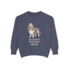 Basset Hound Mom Sweatshirt, Denim, front view