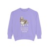 Basset Hound Mom Sweatshirt, Violet, front view