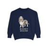 Basset Hound Sweatshirt, True Navy, front view