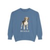 beagle-sweatshirt-blue-jean Beagle Sweatshirt, Blue Jean, front view