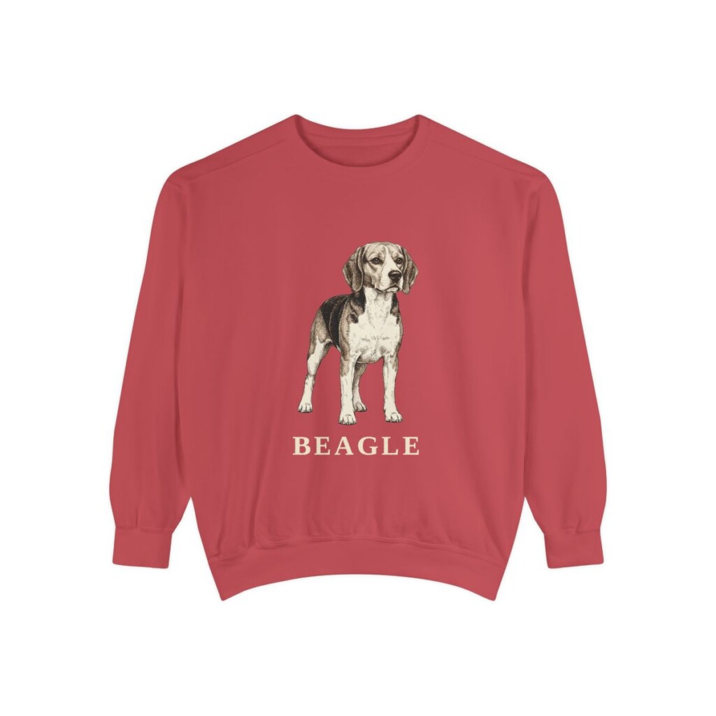 beagle-sweatshirt-crimson Beagle Sweatshirt, Crimson, front view