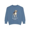 Beagle Dad Sweatshirt, Blue Jean, front view