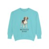 Beagle Dad Sweatshirt, Chalky Mint, front view