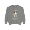 Beagle Dad Sweatshirt, Grey, front view
