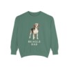 Beagle Dad Sweatshirt, Light Green, front view