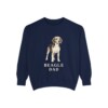 Beagle Dad Sweatshirt, True Navy, front view