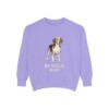Beagle Dad Sweatshirt, Violet, front view