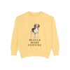 Beagle Humor Sweatshirt, Butter, front view