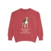 Beagle Humor Sweatshirt, Crimson, front view