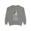 Beagle Humor Sweatshirt, Grey, front view