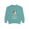 Beagle Humor Sweatshirt, Seafoam, front view