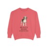 Beagle Humor Sweatshirt, Watermelon, front view