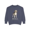 Beagle Latin Sweatshirt, Denim, front view