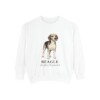 Beagle Latin Sweatshirt, White, front view