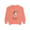 beagle-sweatshirt-mom-terracotta Beagle Mom Sweatshirt, Terracotta, front view